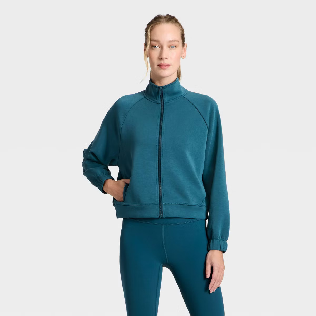 Women's Airy Sleek Full Zip Jacket - All In Motion™ | Target