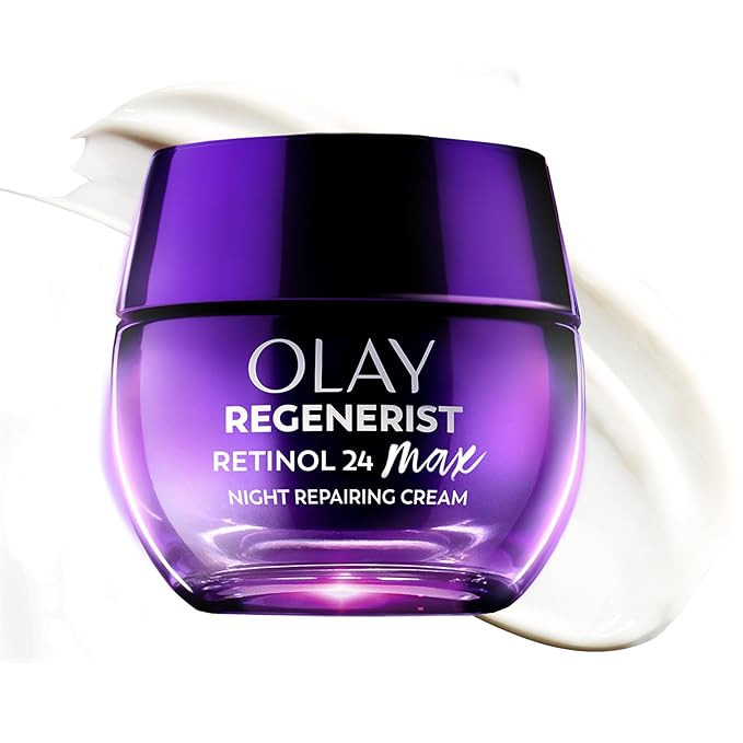 Olay Retinol Night Cream for Women, MAX, Anti-Aging Face Mousturizer, Fragrance-Free, Non Greasy ... | Amazon (US)