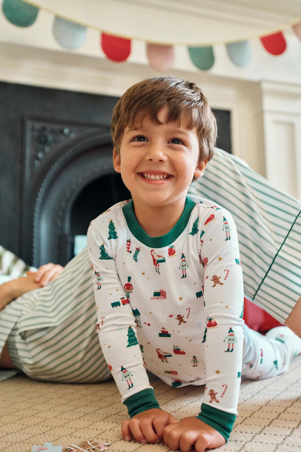 Kids Long-Long Set in Holly Jolly | Lake Pajamas
