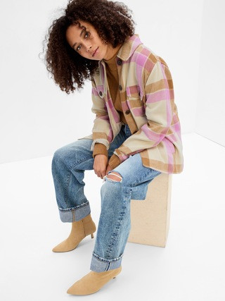 Plaid Shirt Jacket | Gap Factory