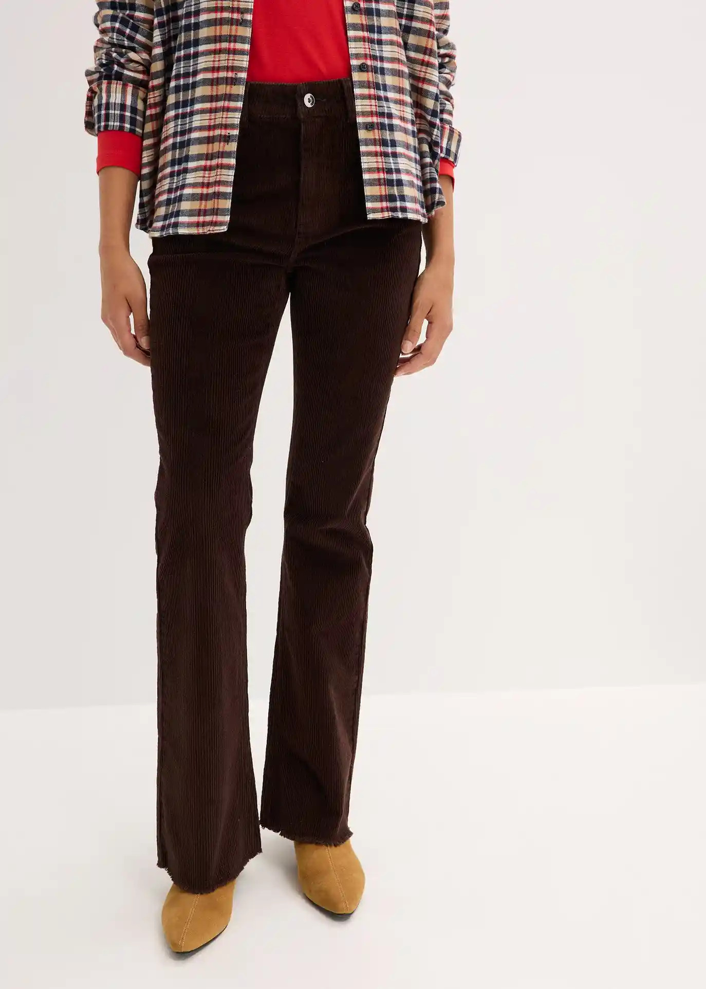 Pantalon évasé en velours côtelé | Bonprix FR