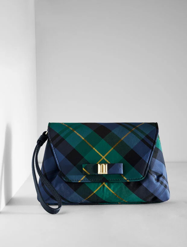 Sloane Tartan Wristlet | Talbots