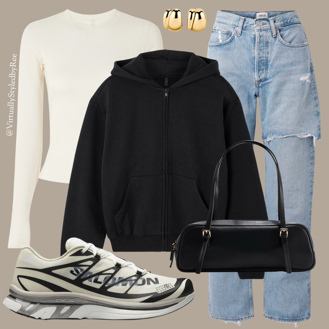 Casual Outfit of the Day ☕️ 

Tags: Solomon, Skims, Casual, Jeans, Agolde, Black Hoodie, Hoodie, Earrings, Bag, Chic, Winter, Autumnn

#LTKwinter #LTKautumn #LTKuk
