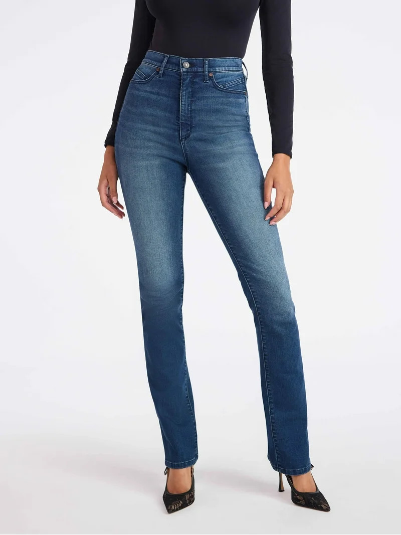 Sofia by Sofia Vergara Women's and Women's Plus Size Marisol Bootcut Curvy Super High Rise Jeans,... | Walmart (US)