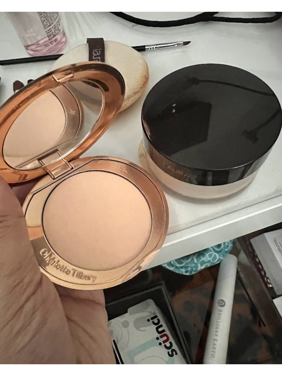 My top picks for setting powder! I use Laura Mercier loose powder & pressed powder of Charlotte Tilbury. It’s on sale on Sephora Savings Event

#LTKSaleAlert #LTKselfcare #LTKBeauty