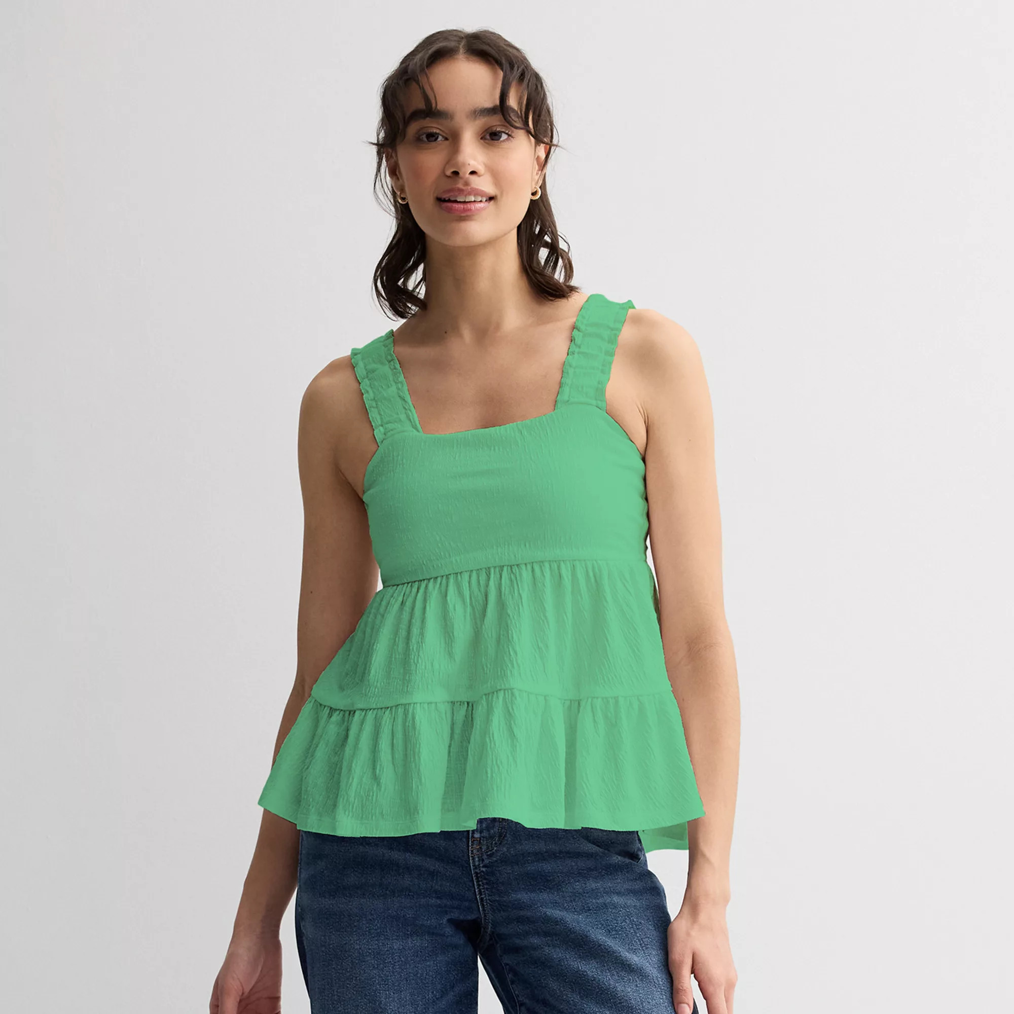 Juniors' SO® Tiered Tank Top | Kohl's