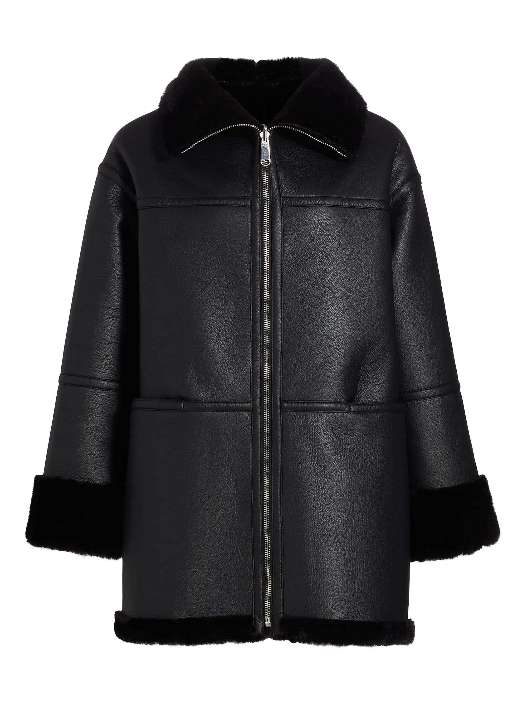 Ally Reversible Faux-Leather Coat | Saks Fifth Avenue