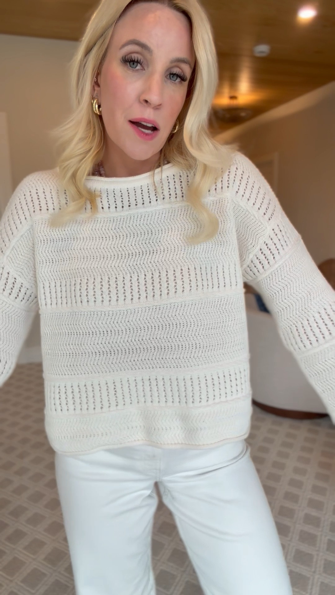 This boat neck sweater is going to go fast! I did a size M

#LTKootd #LTKgrwm #LTKmomlife