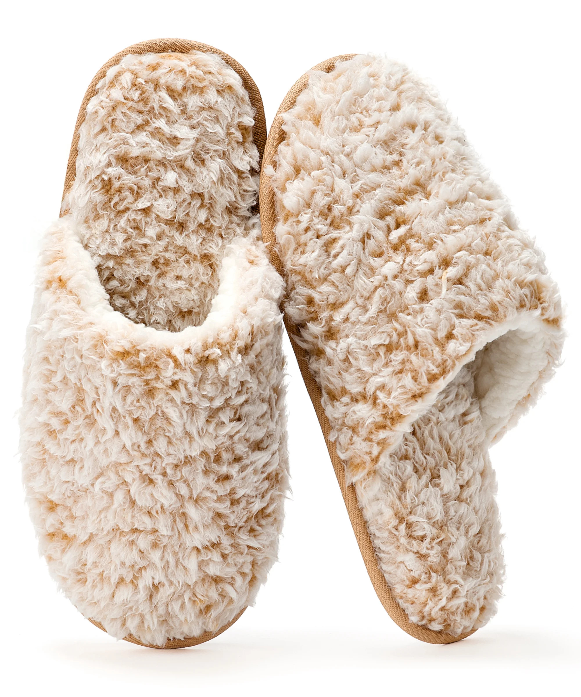 Cozylook Fuzzy Slippers for Women Indoor and Outdoor Cozy House Shoes with Memory Foam Non-slip S... | Walmart (US)