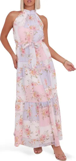 Petal & Pup Caroline Floral Mock Neck Maxi Dress | Nordstrom | Nordstrom