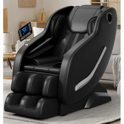 Faux Leather Zero Gravity Massage Chair, Deep Tissue Massage Chair, Foot Massage, 8 Fixed Massage Roller, LCD Touch Screen, Waist Heater, Bluetooth | Wayfair North America