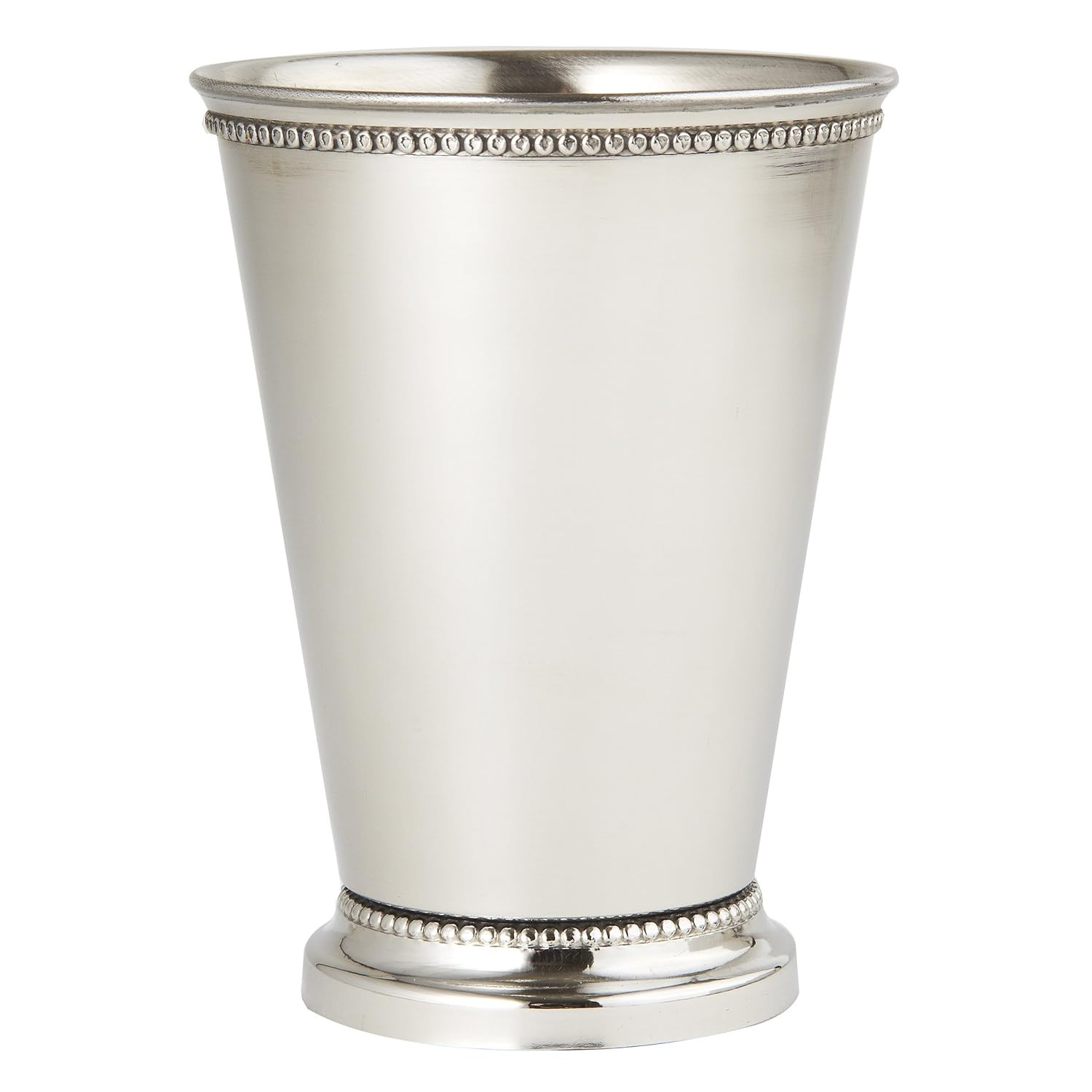 Elegance 90471 Beaded Mint Julep Cup, 4.5", Silver | Amazon (US)