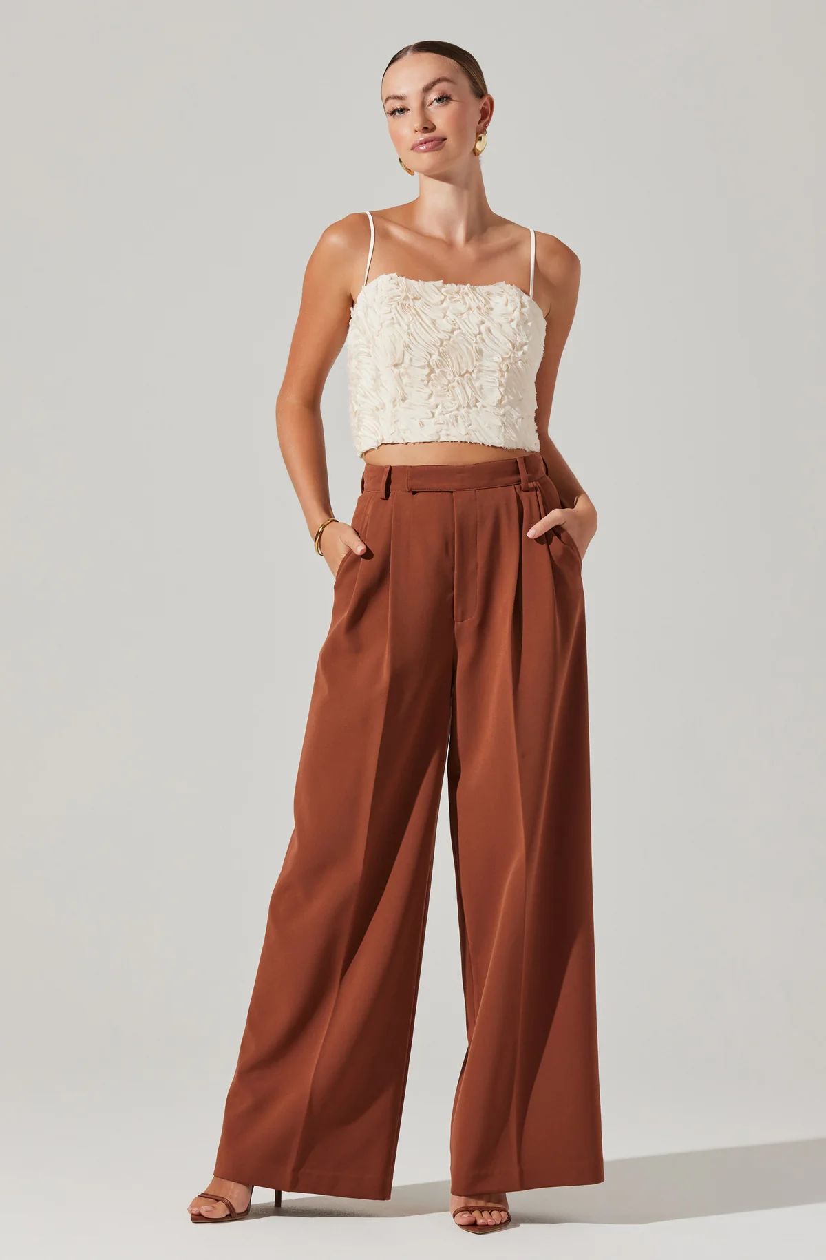 Milani Wide Leg Trouser Pants | ASTR The Label (US)