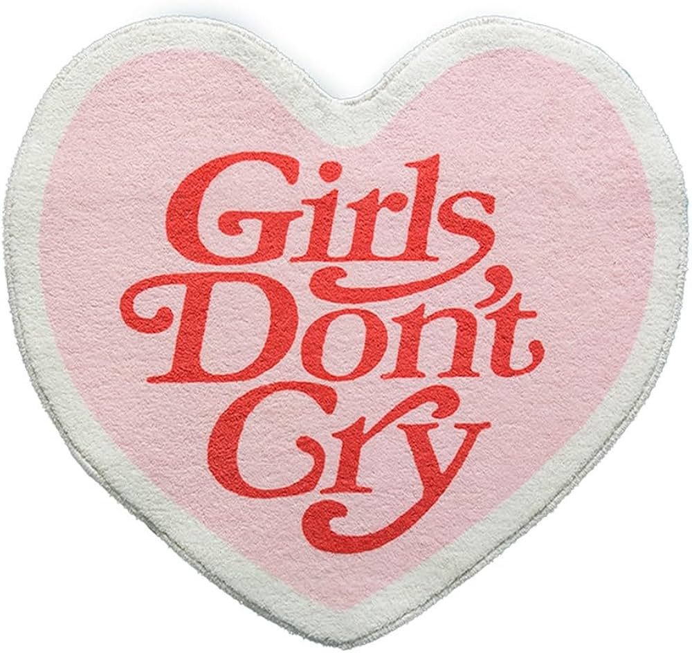 NIOKIT Ultra Soft Pink Heart Bath Mat Cute Funny Plush Bathroom Rugs Machine Washable Non Slip Sh... | Amazon (US)