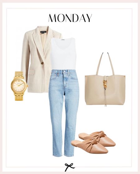 I'm loving this casual workwear look with blazer and knot detail mules! 

#LTKworkwear #LTKFind #LTKSeasonal