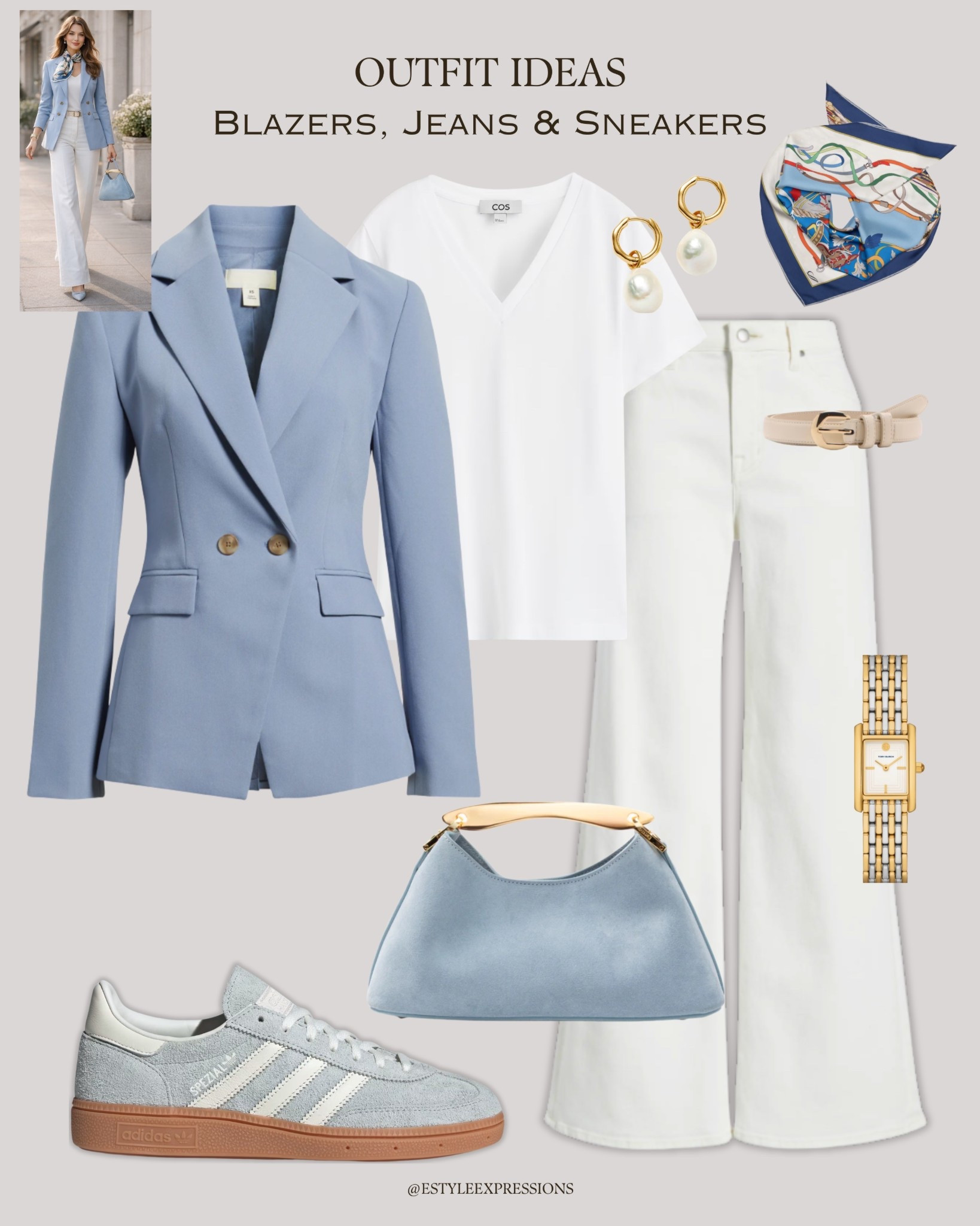 Spring outfits with blazers, jeans, and sneakers!✨👖👟

#LTKootd #LTKWorkwear #LTKSaleAlert