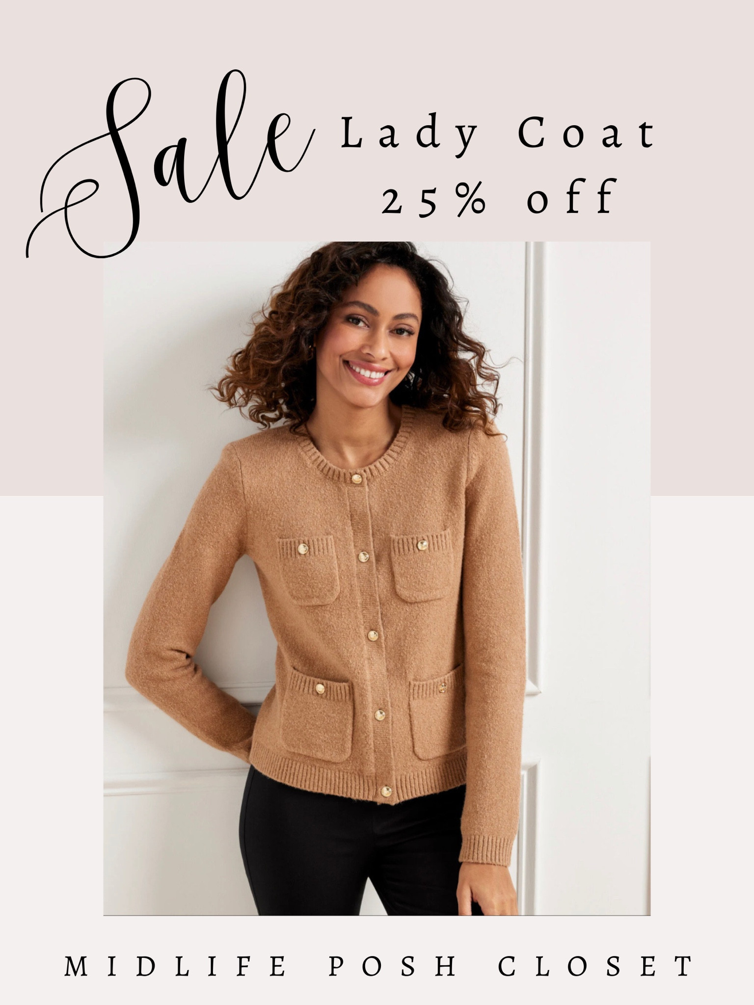Elegant Camel Lady Coat is a new fall arrival AND 25% off!

#LTKsalealert #LTKworkwear #LTKover40