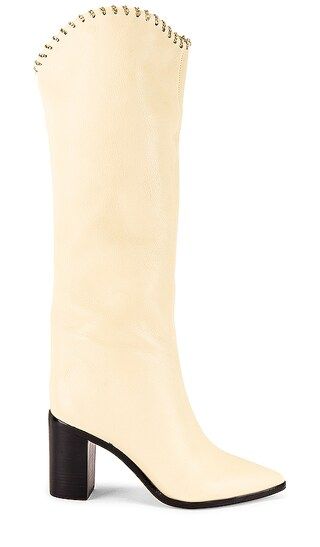 Schutz Valy Boot in Cream. - size 6 (also in 10, 7.5, 8.5) | Revolve Clothing (Global)