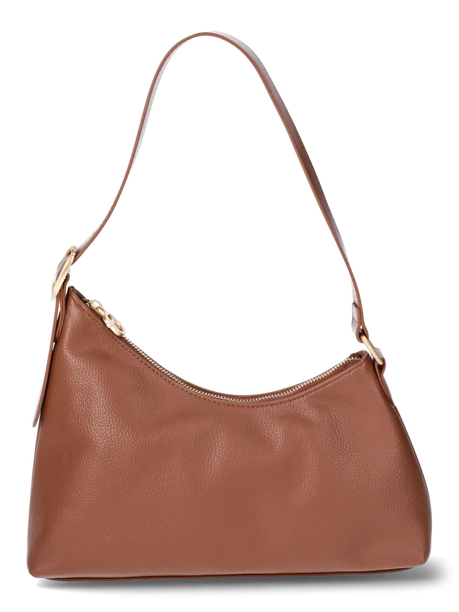 Time and Tru Women's Ashlyn Shoulder Handbag, Chestnut Brown | Walmart (US)