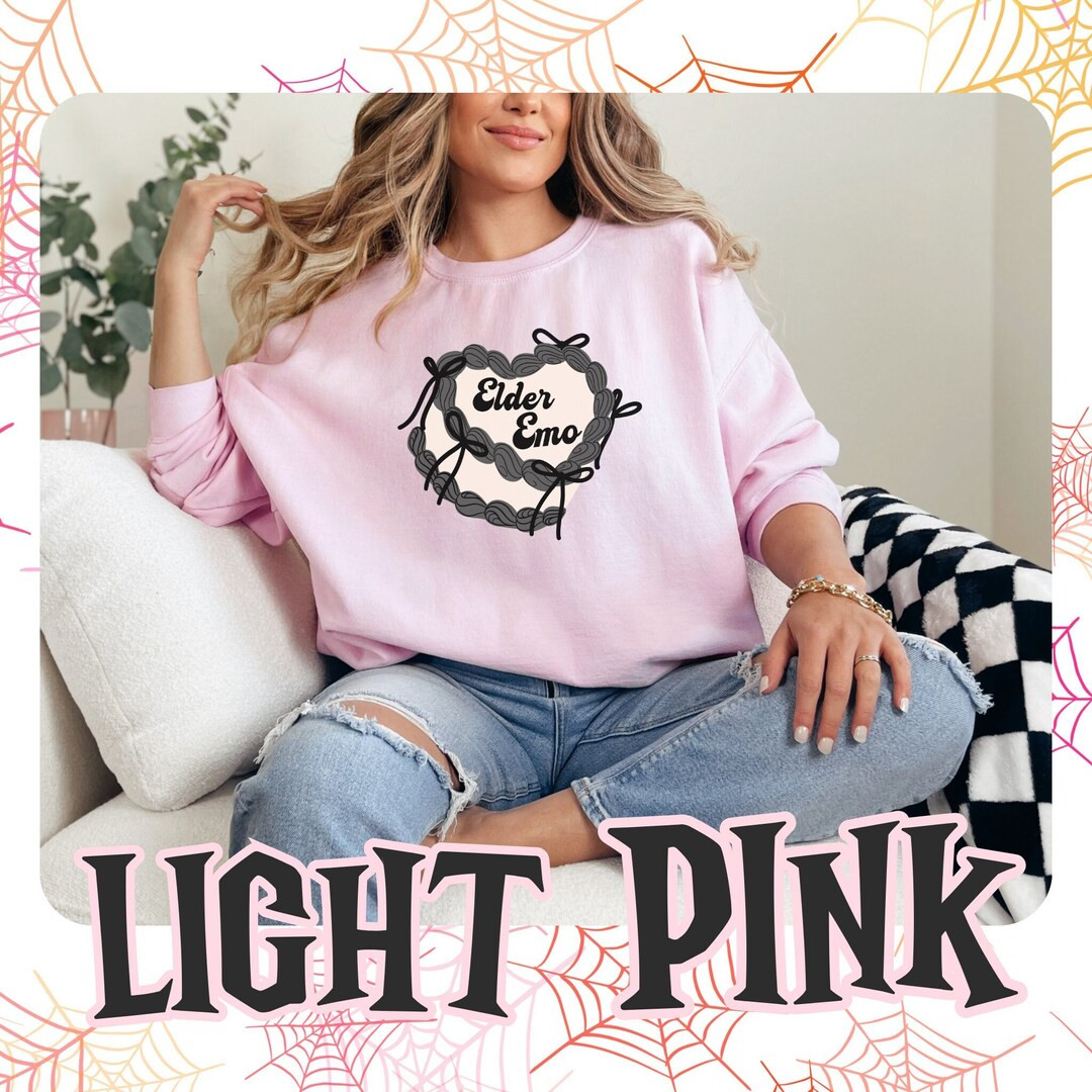 Elder Emo Goth Heart Cake Crewneck Sweater | Heart Cake Pullover | Cozy Gift | Halloween Sweater ... | Etsy (US)