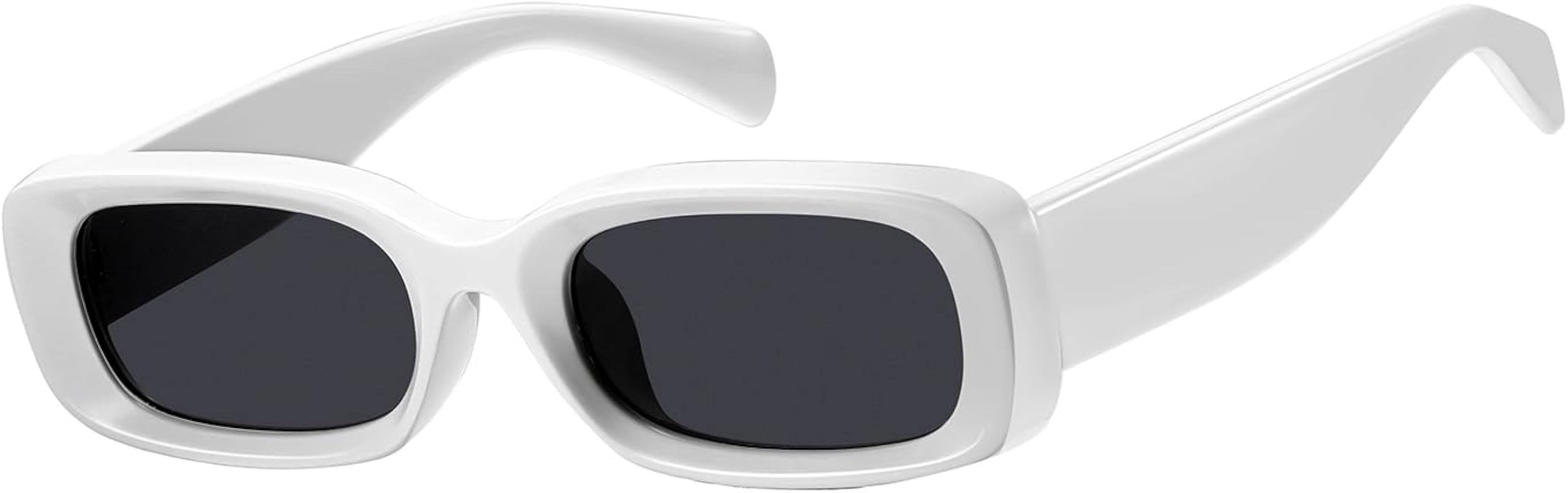 kimorn Retro Rectangle Sunglasses for Women Men Thick Frame Sun Glasses UV Protection Shades K170... | Amazon (US)