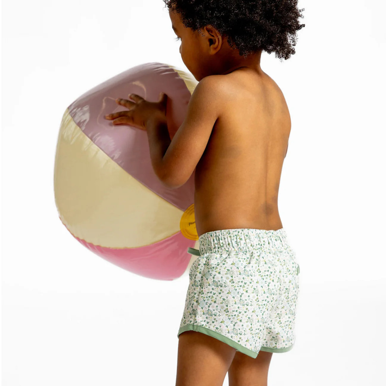 boys sea marsh floral boardie | minnow