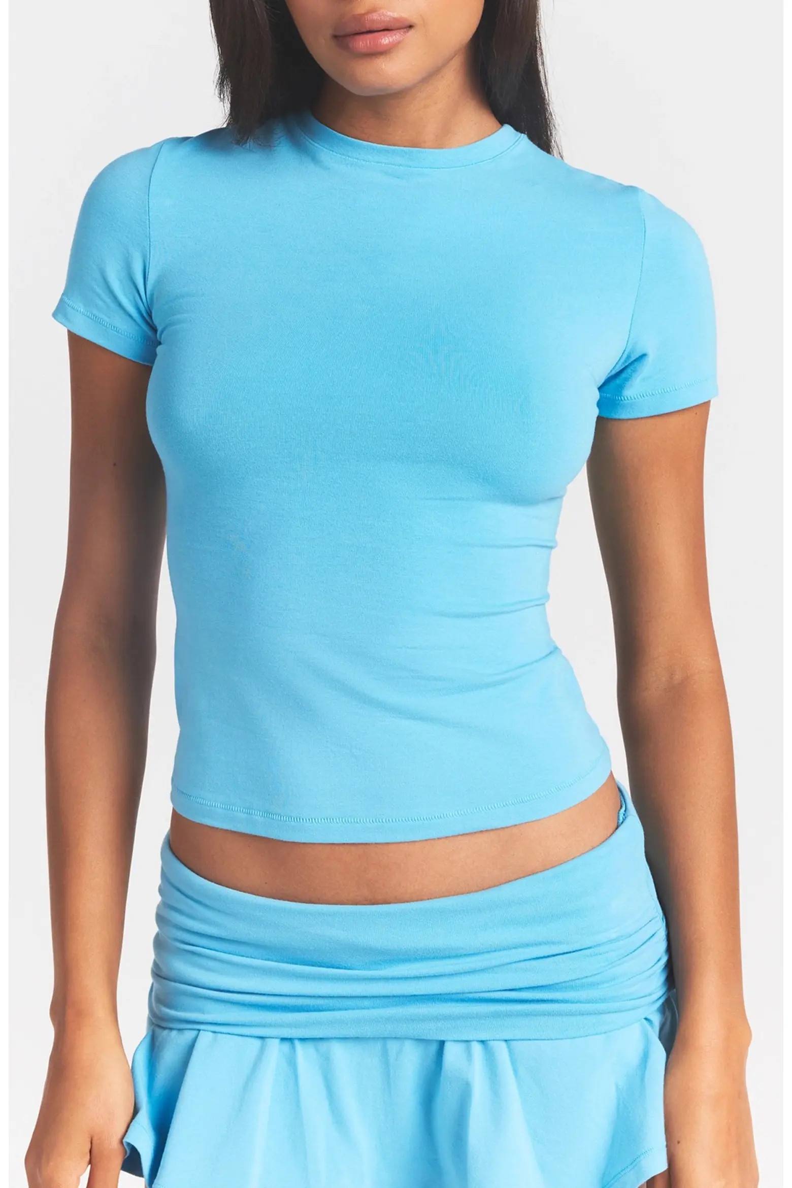 SKIMS Stretch Cotton Jersey T-Shirt (Women) | Nordstrom | Nordstrom