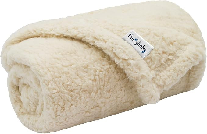 furrybaby Premium Soft Dog Blanket for Small Dogs Puppy Cat Washable Sherpa Fleece 24x32 Inches P... | Amazon (US)