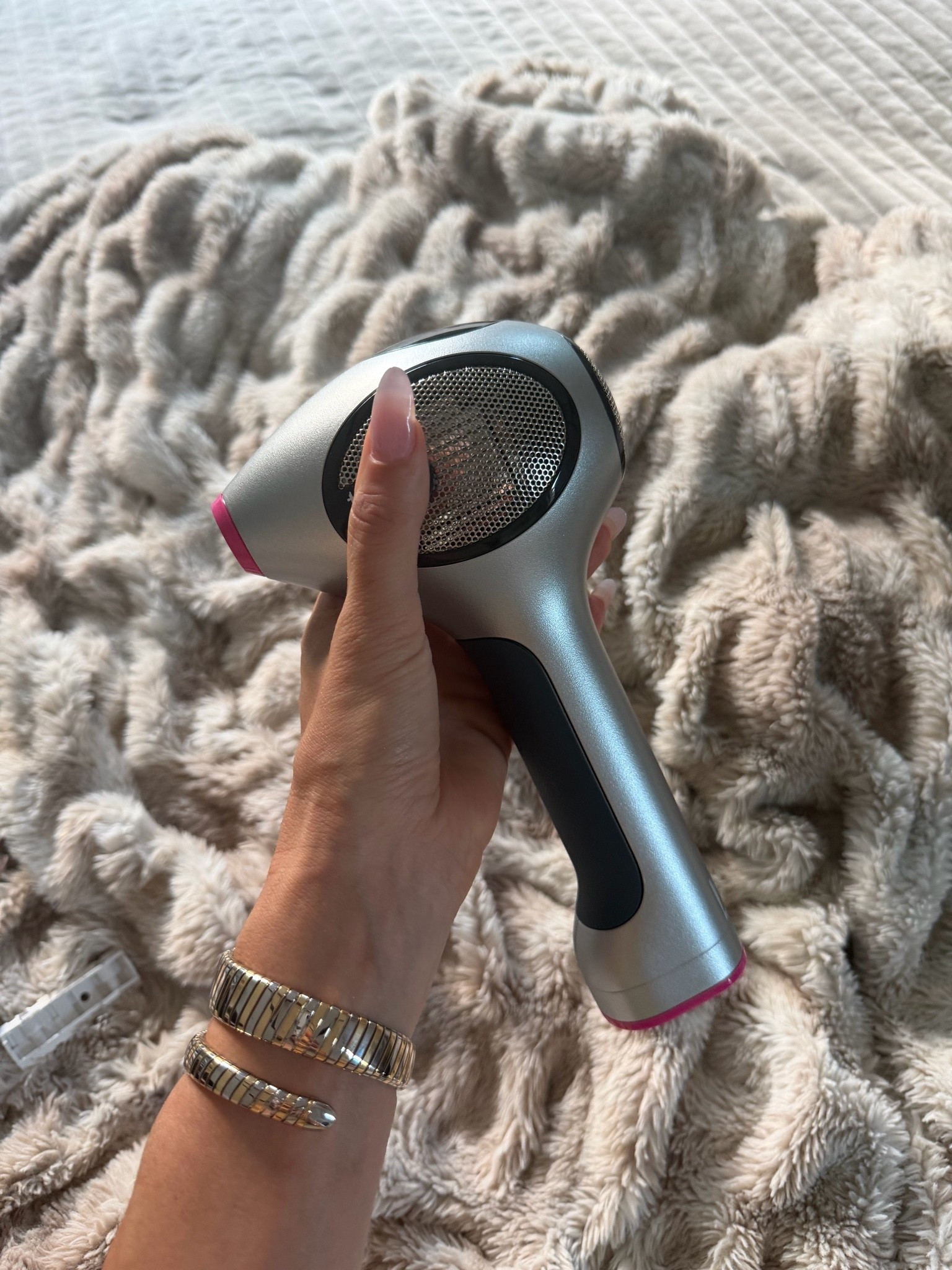 I used to use an Amazon hair removal device and while it absolutely works, most at-home devices are IPL. Tria is an actual diode laser—the same type of laser technology used for professional hair removal. It’s more targeted, which is why I made the switch. Basically, I’m getting much closer to an in-office treatment without paying for an appointment every time. With that said, I do get the in office laser for my legs because I have very long legs and it will take too long. But for everything else, I use this laser 
￼

#LTKOver40 #LTKBeauty #LTKselfcare