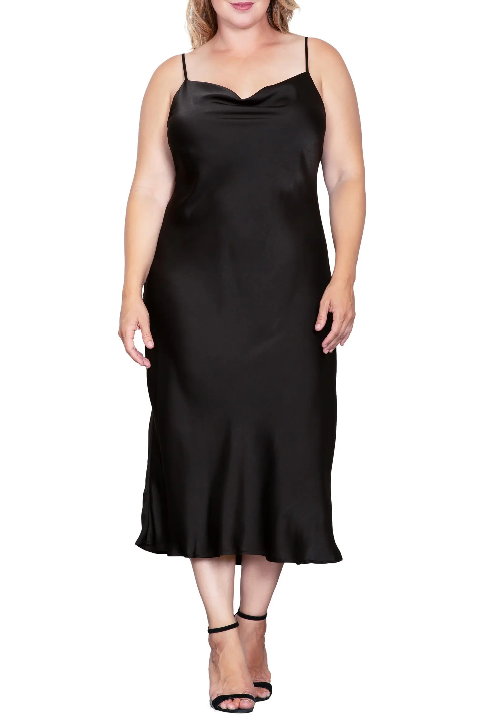 Cowl Neck Satin Dress (Women) | Nordstrom | Nordstrom