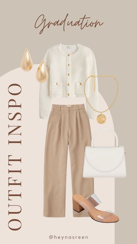 Graduation guest outfit idea: top and pant look 🤍 Love this lady jacket paired with my favorite Abercrombie Sloane pants!

#LTKfindsunder100 #LTKstyletip 

#LTKSeasonal