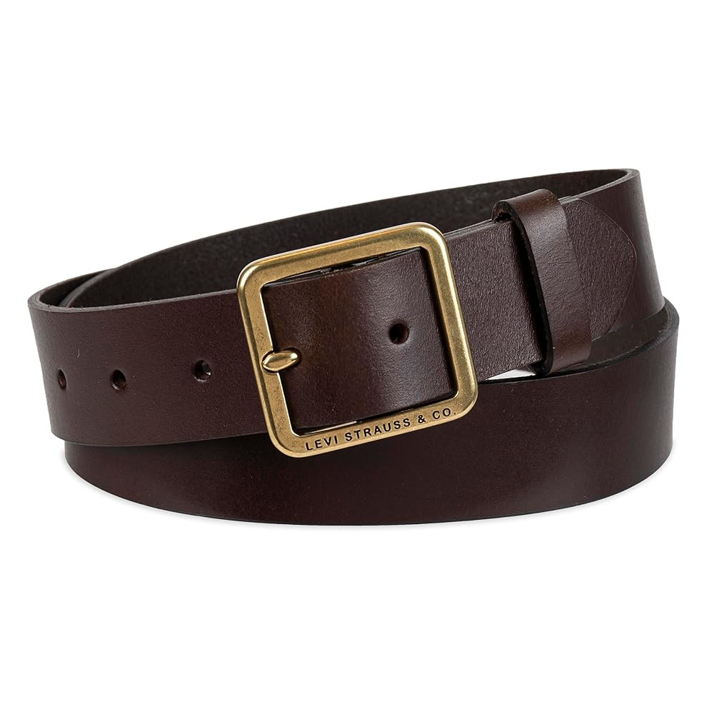 Levi's Women's Casual Leather Square Buckle – Stylish Jeans & Dress Belt (Regular & Plus Sizes) | Amazon (US)