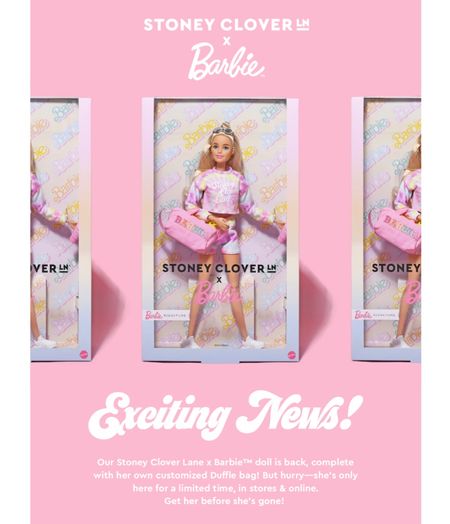 Literally the cutest Barbie is back at Stoney Clover Lane! Collectables. Barbie. 