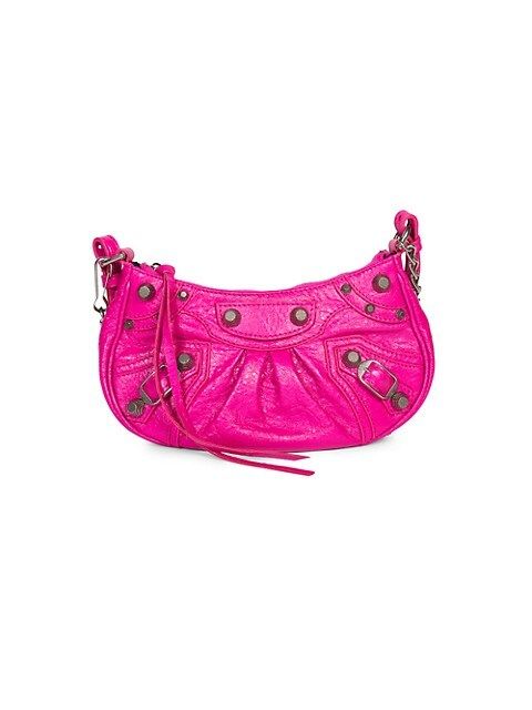 Le Cagole Mini Leather Shoulder Bag | Saks Fifth Avenue
