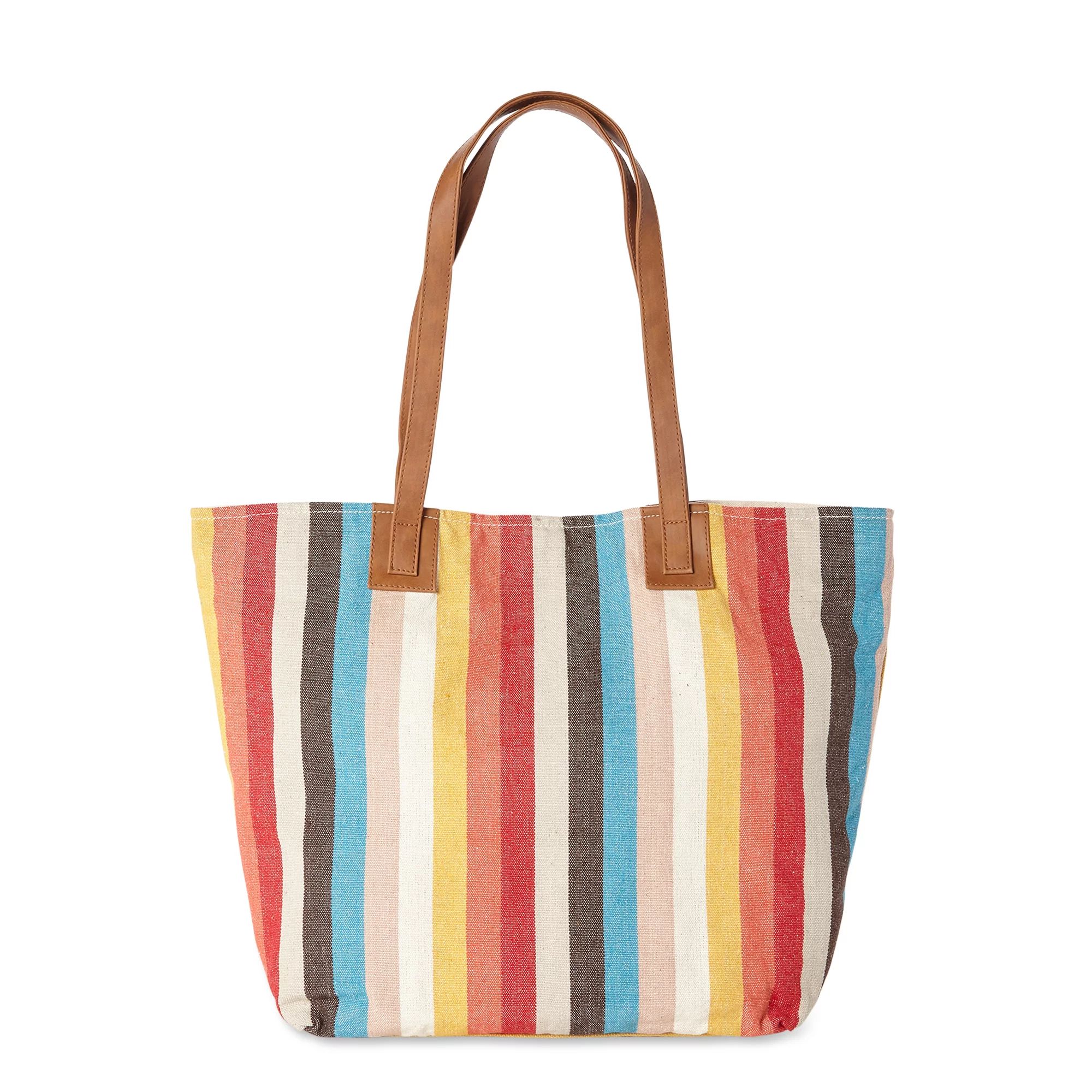 Time and Tru Woven Tote | Walmart (US)