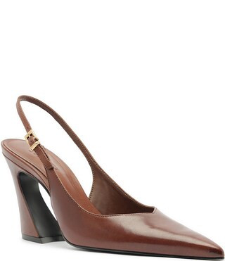 Schutz Lexi Slingback Leather Pointed Toe Pumps | Dillard's