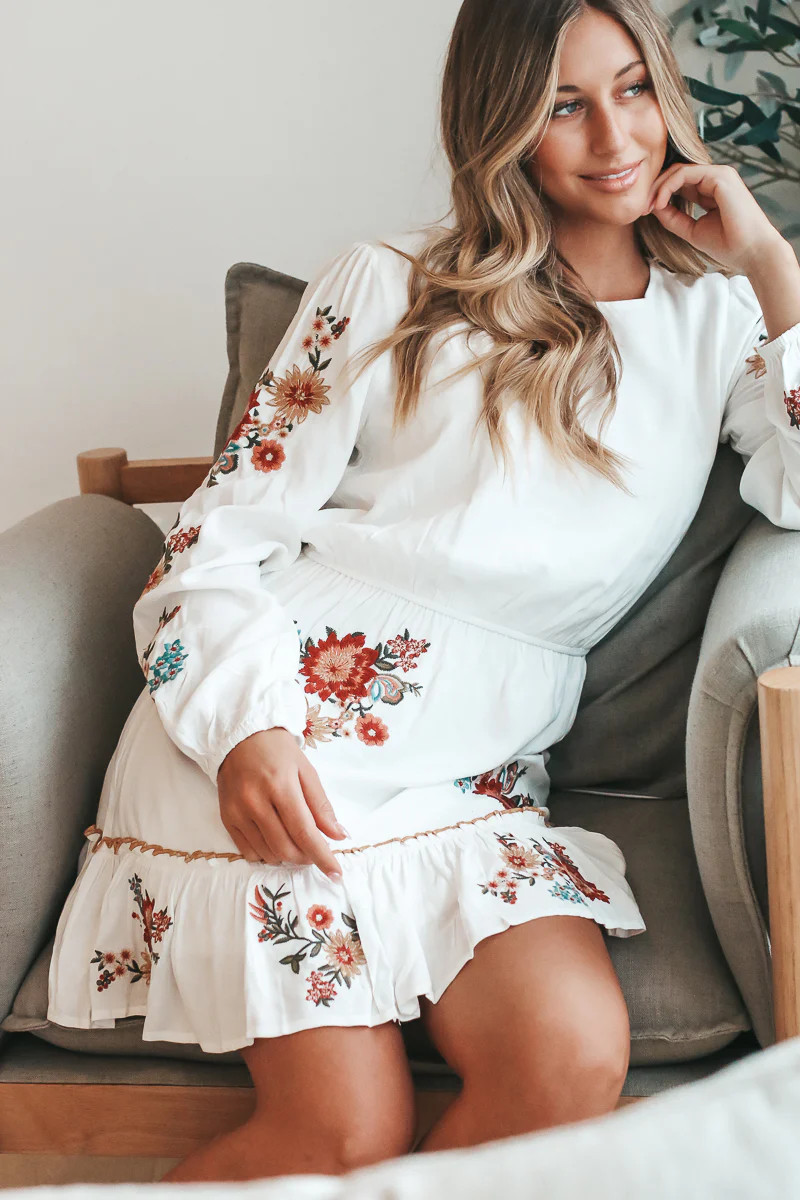 Cammy Dress in White | FEHRNVI