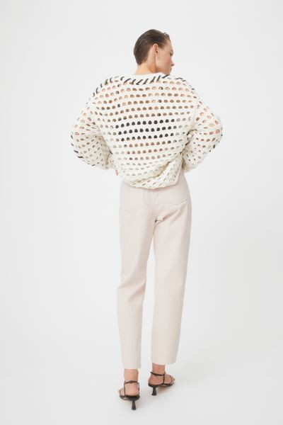 High Waist Twill trousers | H&M (UK, MY, IN, SG, PH, TW, HK)
