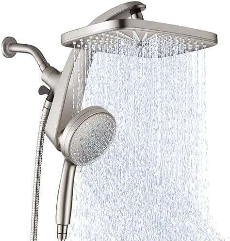 BOZYBO Rain Shower Head with Handheld: High Pressure Shower Heads with Handheld Spray Combo, 12" ... | Amazon (US)