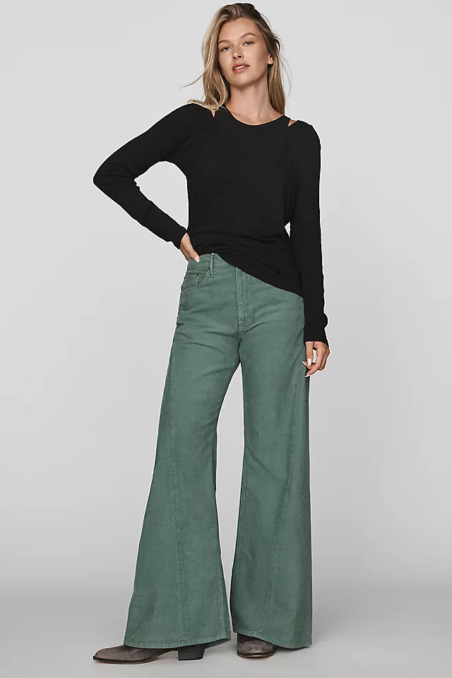 The Lemon Twist Sneak High-Rise Wide-Leg Jeans | Anthropologie (US)