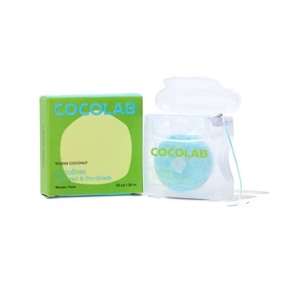 Cocolab Cocofloss Refillable Woven Expanding Dental Floss - Young Coconut - 33yd | Target