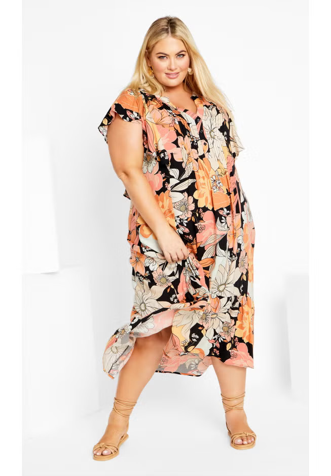 Bellini Flutter Sleeve Dress | Avenue