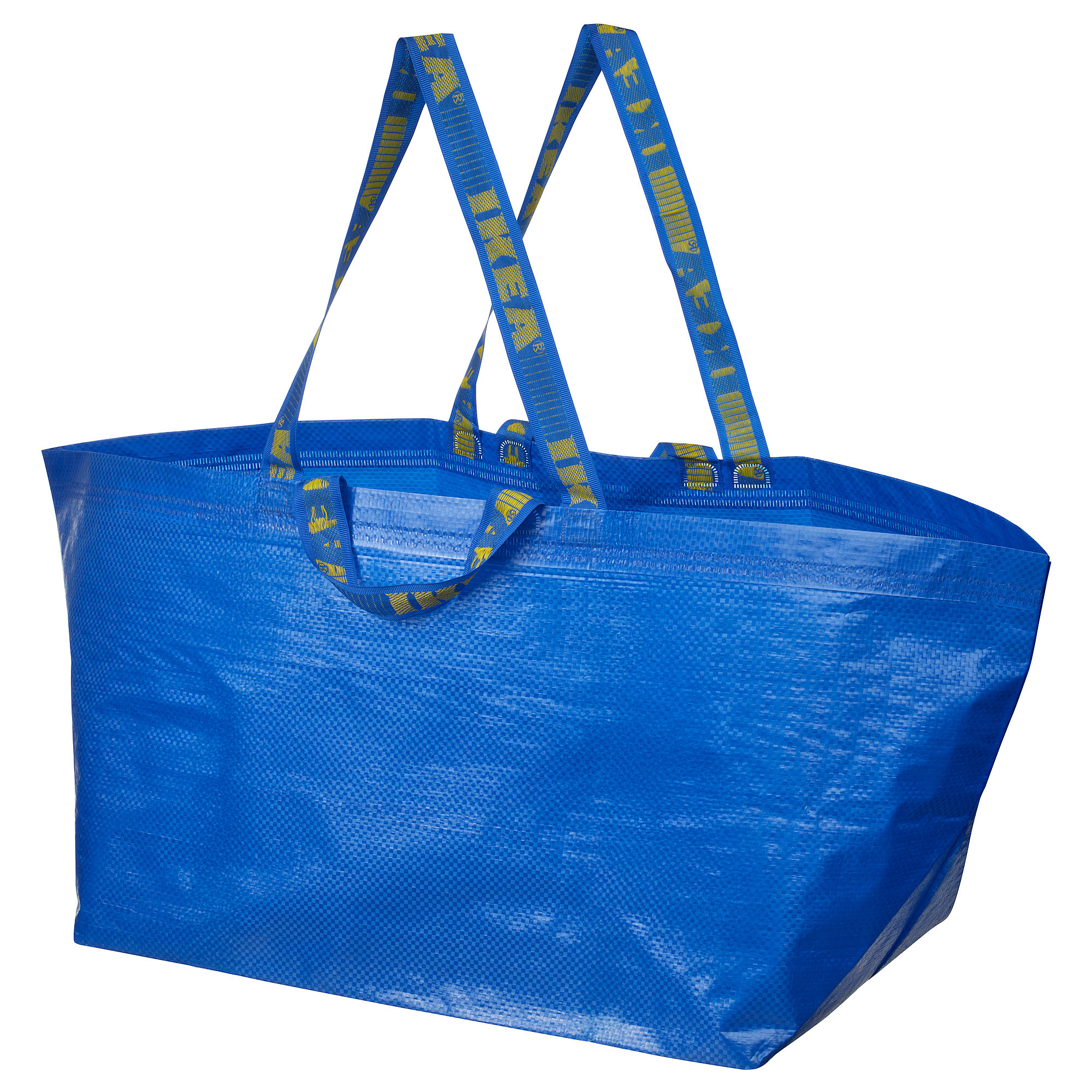 FRAKTA Shopping bag, large, blue, 21 ¾x14 ½x13 ¾ "/19 gallon | IKEA US