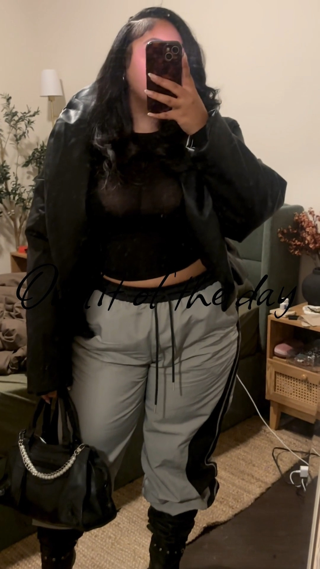 Leather puffer jacket & pants are from Fashion Nova! 

#LTKootd #LTKMidsize