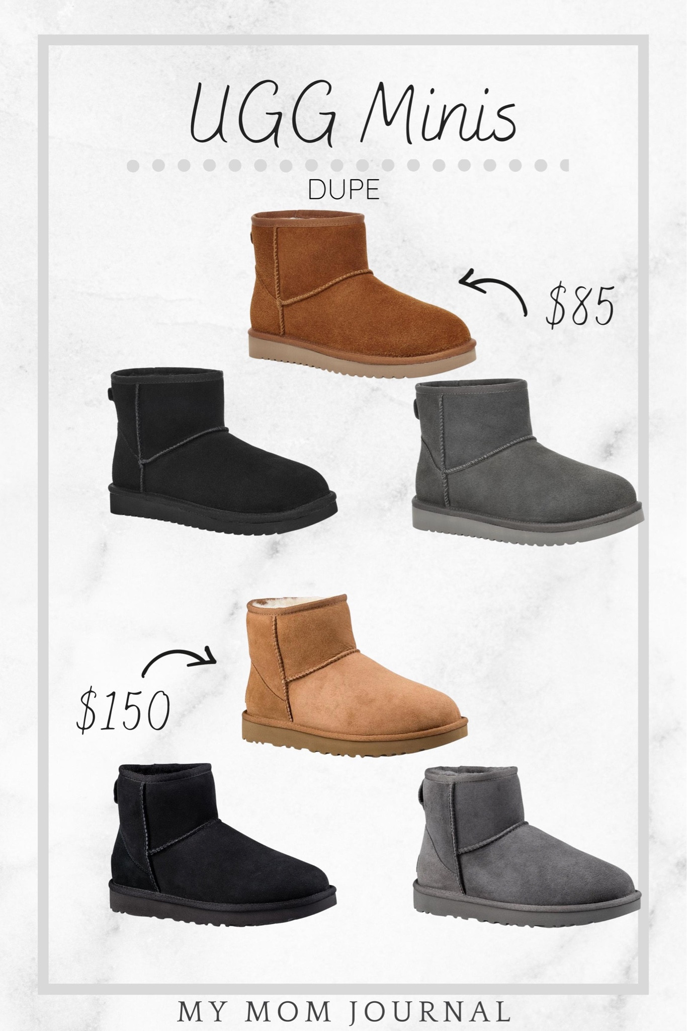 UGG Mini dupes are almost half as much! Do they look super similar?! That’s because they’re Koolaburra by UGG! 🙌🙌🙌

#dupe #shoesdupe #boots #ugg #uggminis #koolaburra #bootsale #shoesale #shoedeals #mymomjournal 

#LTKstyletip #LTKFind #LTKshoecrush