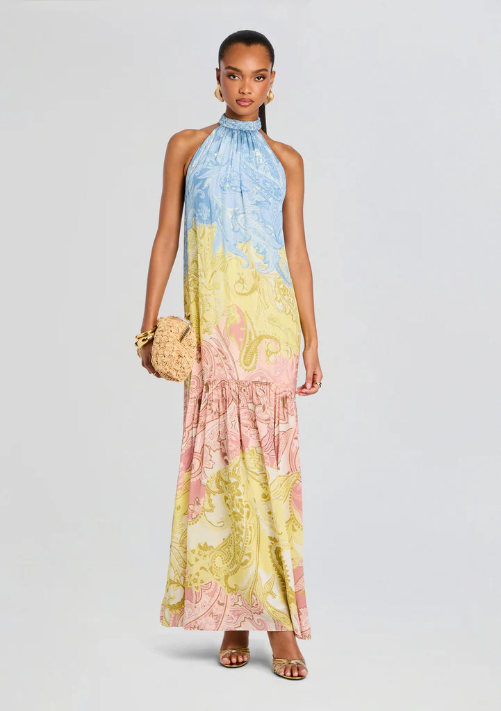 Fiza Halter Long Dress | Retrofete