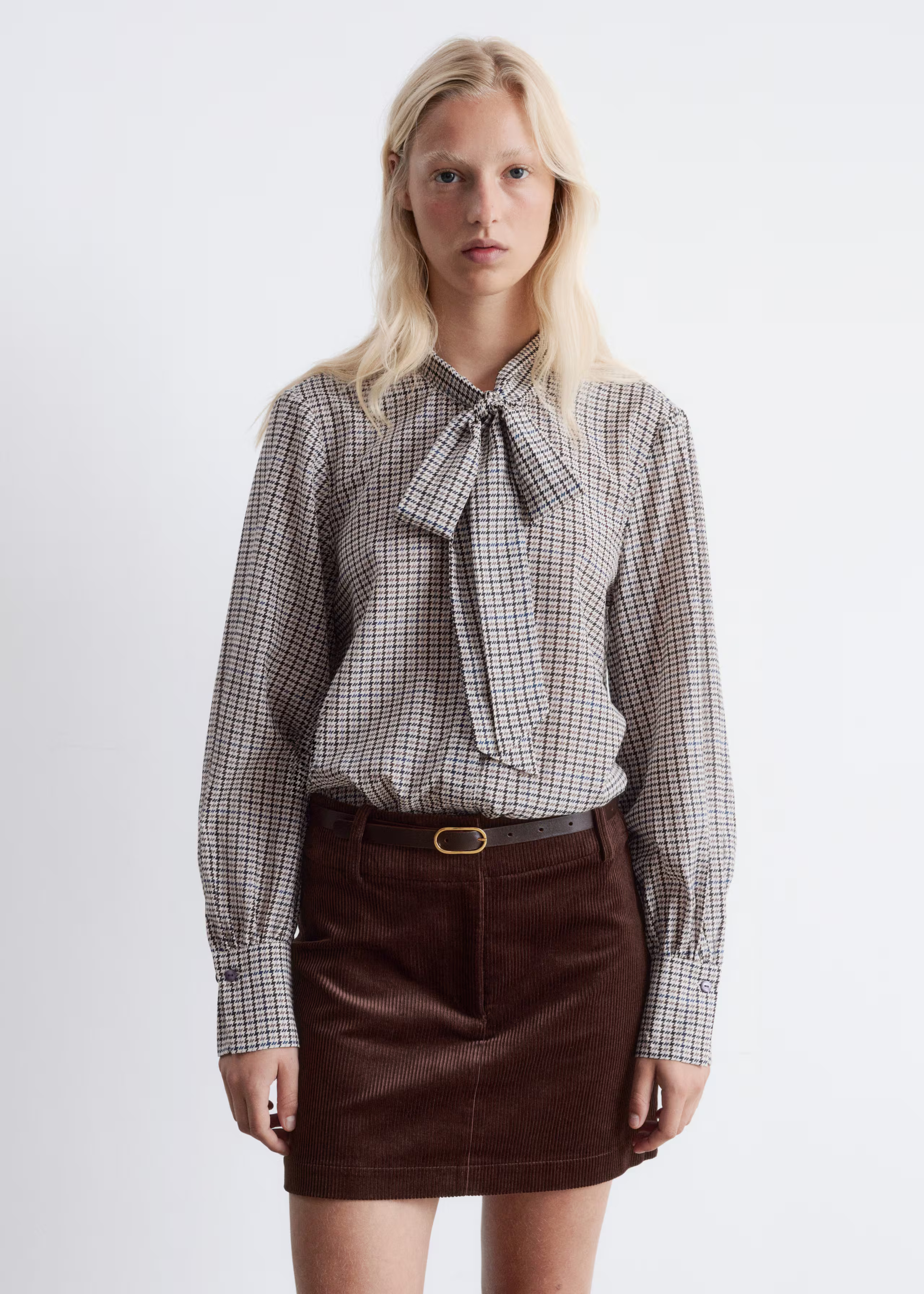 Silk-Blend Bow-Detail Blouse | & Other Stories - US