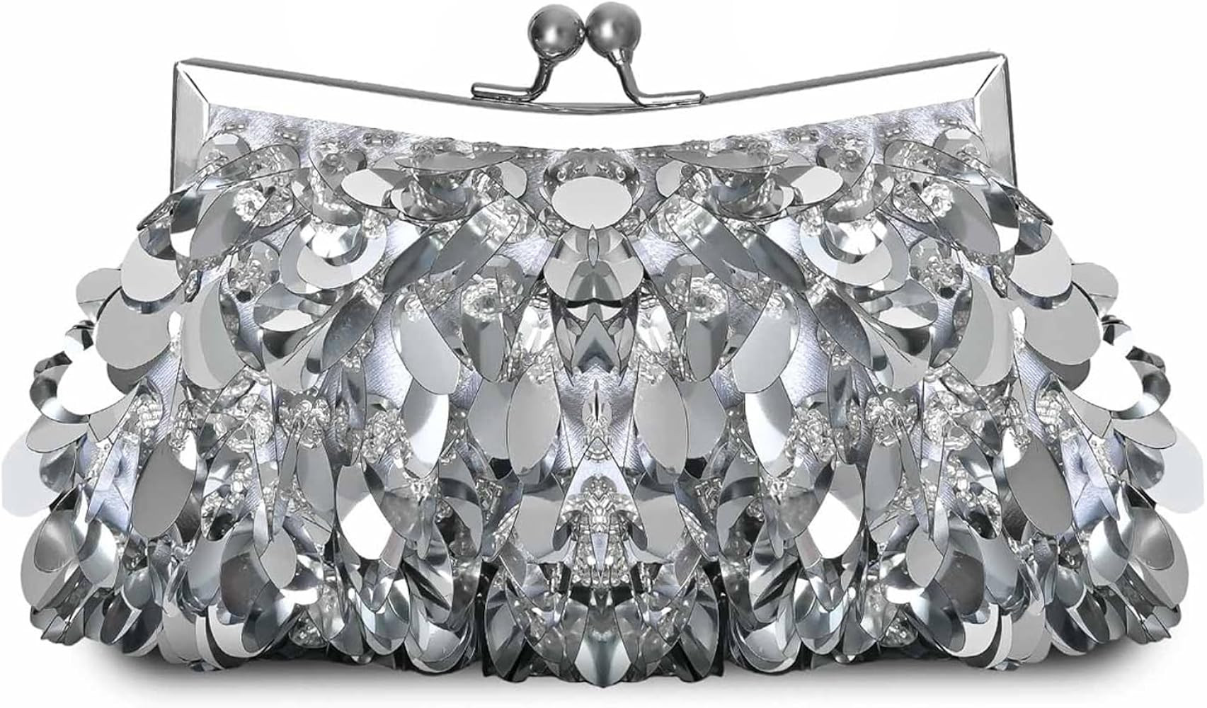 Sequin Clutch Wedding Purse Bling Sparkly Evening Clutch Prom Cocktail Party Handbags | Amazon (US)