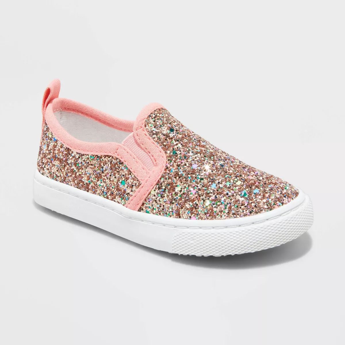 Toddler Girls' Madigan Slip-On Glitter Sneakers - Cat & Jack™ | Target