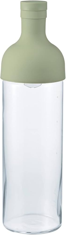 Hario Cold Brew Tea Wine Bottle, 750ml, Smoky Green | Amazon (US)